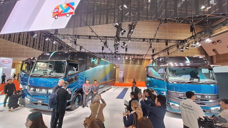 MFTBC Unveils 2 Hydrogen-powered Heavy-duty Truck Concepts JMS 2025